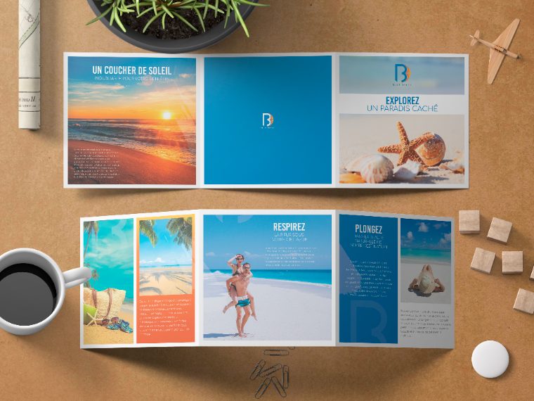 Brochure Blue Beach